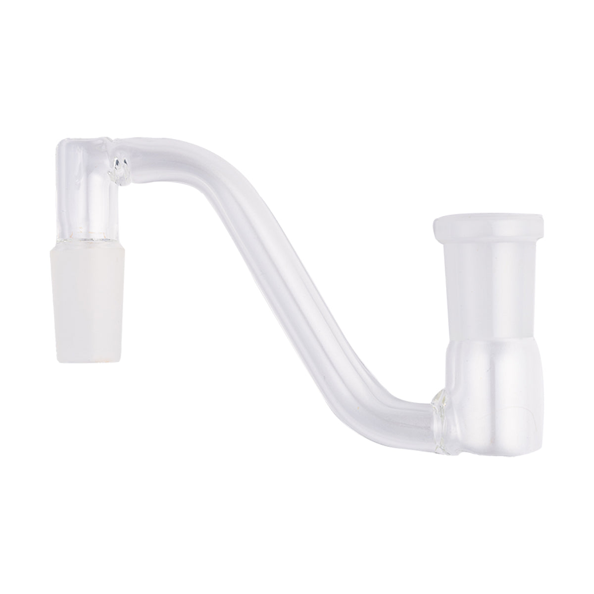 14mm female to 14mm male side step glass adapter.jpg 14mm female to 14mm male side step glass adapter.jpg