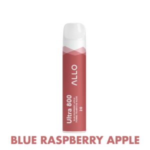 allo ultra 800 puff disposable vape blue raspberry apple.jpg