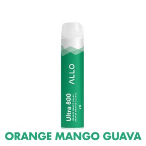 allo ultra 800 puff disposable vape orange mango guava.jpg