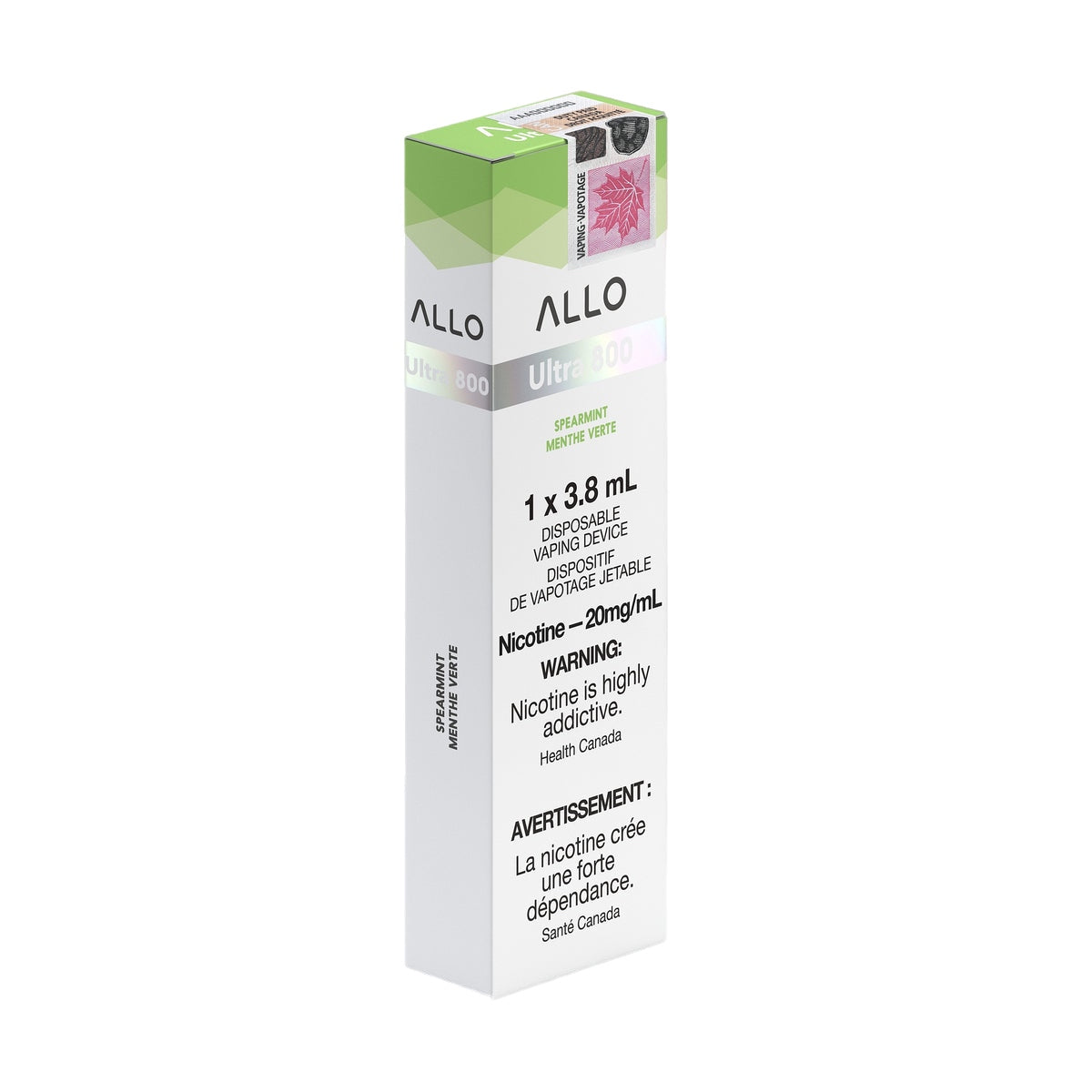 allo ultra 800 puff disposable vape packaging 20mg spearmint.jpg allo ultra 800 puff disposable vape packaging 20mg spearmint.jpg