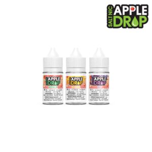 apple drop salt nic ejuice 30ml bottles main photo cloudislandvapour.jpg