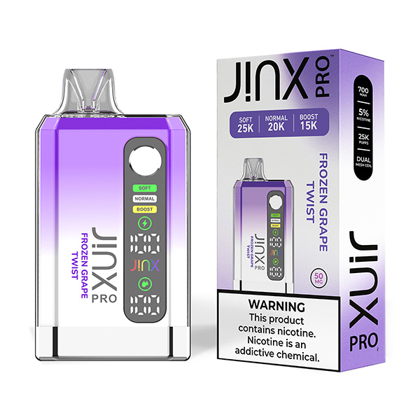 jinx pro 20k puff disposable frozen grape twist.jpg jinx pro 20k puff disposable frozen grape twist.jpg