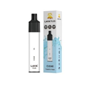 lava plus disposable vape tobacco free 0 nic 2600 puffs clear.jpg