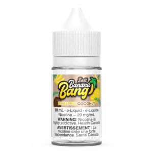 pineapple coconut banana bang salt nic vape juice 30ml.png