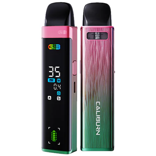 uwell caliburn g3 pro pod kit pink green.png uwell caliburn g3 pro pod kit pink green.png