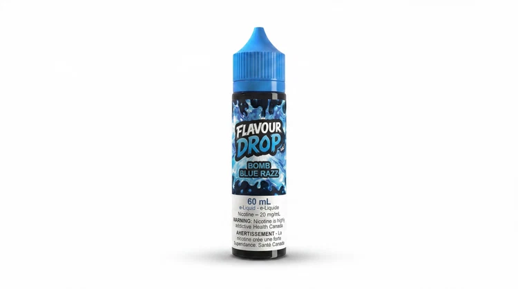website banner design a blue capped bottle of flavour drop e liquid ga2cxycb