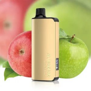 alibarbar ingot 9000 puffs double apple 1.webp