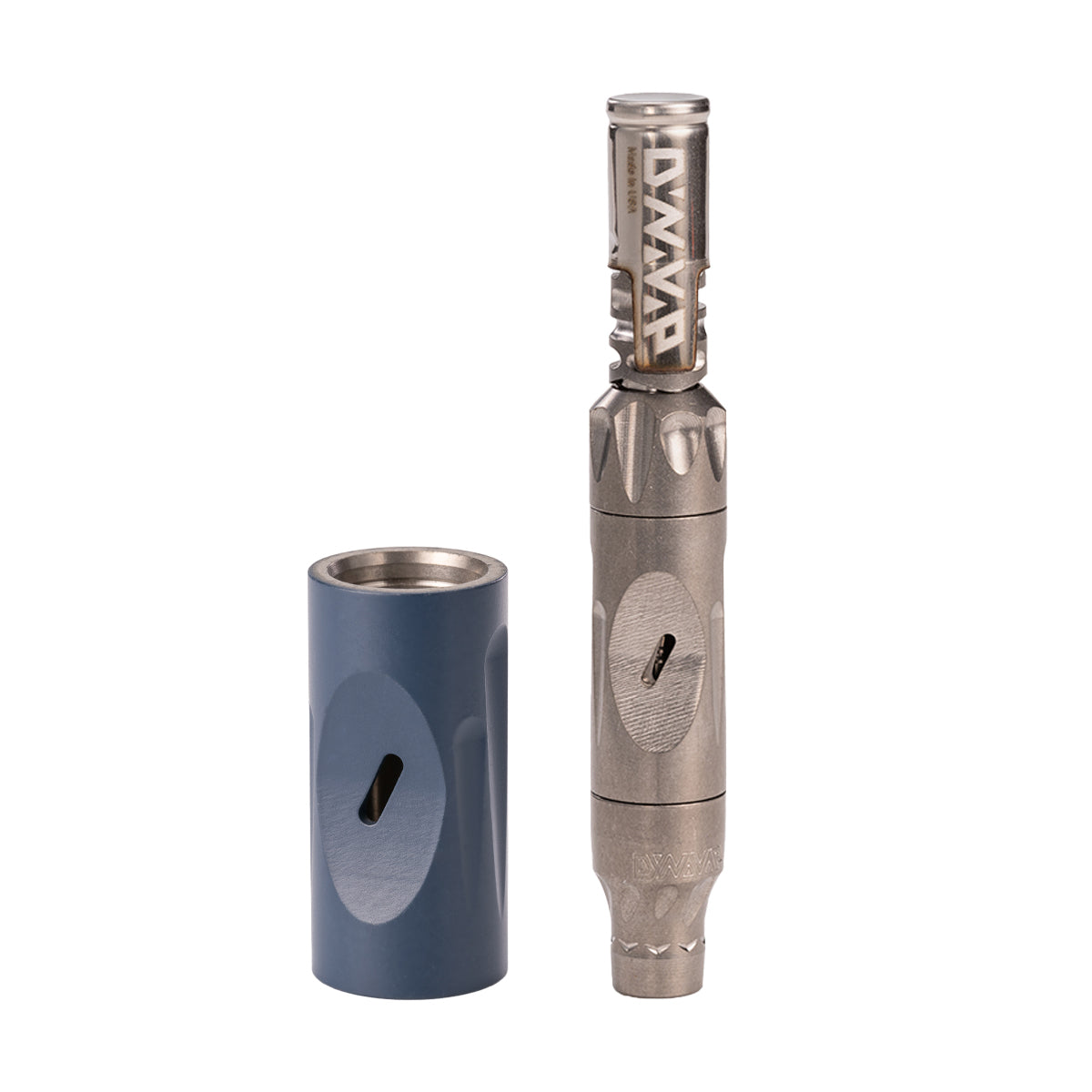 dynavap vong vaporizer titanium with blue sleeves.jpg dynavap vong vaporizer titanium with blue sleeves.jpg