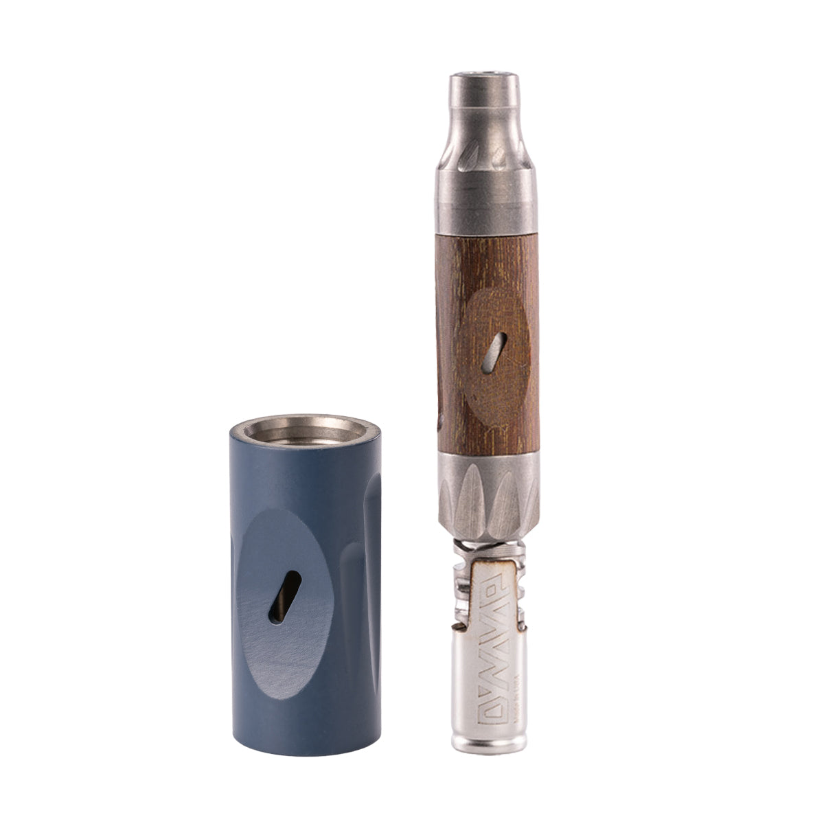dynavap vong vaporizer wood with blue sleeves.jpg dynavap vong vaporizer wood with blue sleeves.jpg