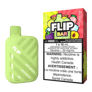 flip bar disposable vape device berry lemon ice and juicy peach ice.jpg