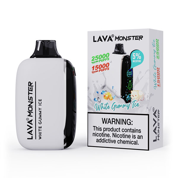 lava monster 25k puff disposable white gummy ice.jpg lava monster 25k puff disposable white gummy ice.jpg