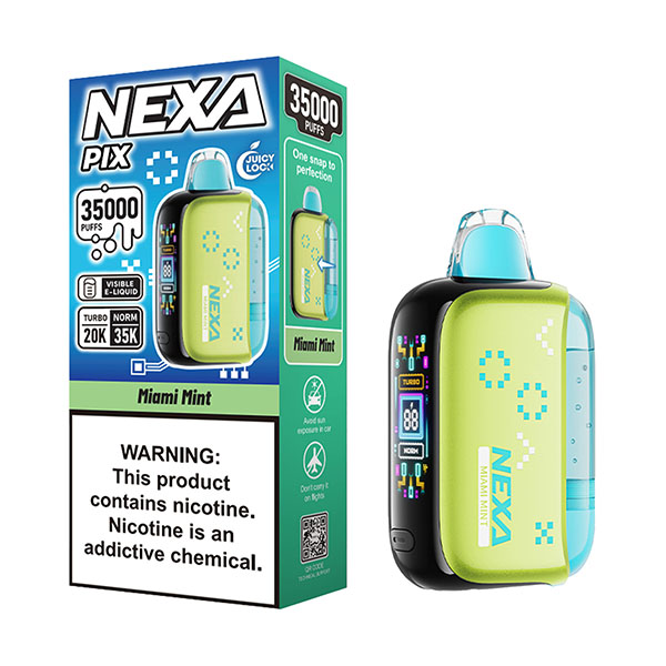 nexa pix 35k puffs disposable miami mint.jpg nexa pix 35k puffs disposable miami mint.jpg