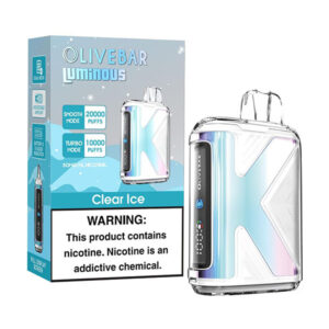 olivebar luminous 20k puff disposable clear ice.jpg