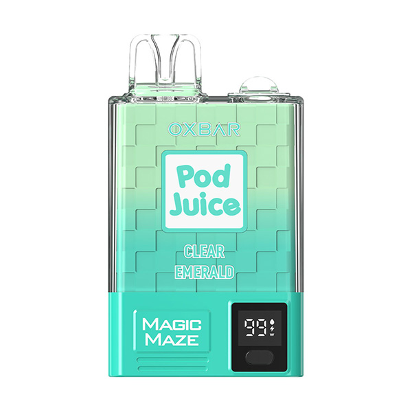 oxbar magic maze pro 10000 puff clear emerald.jpg oxbar magic maze pro 10000 puff clear emerald.jpg