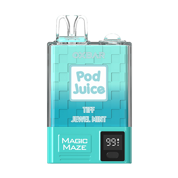 oxbar magic maze pro 10000 puff tiff jewel mint.jpg oxbar magic maze pro 10000 puff tiff jewel mint.jpg