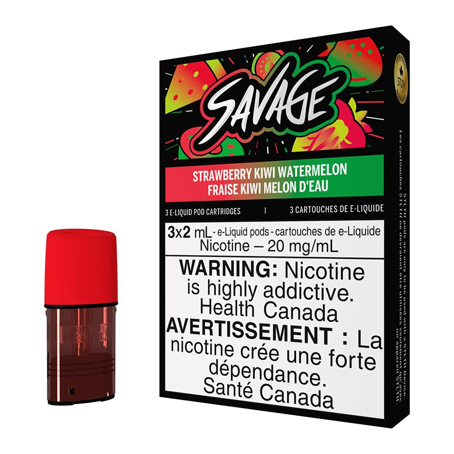 stlth e liquid pod pack savage strawberry kiwi watermelon.jpg stlth e liquid pod pack savage strawberry kiwi watermelon.jpg