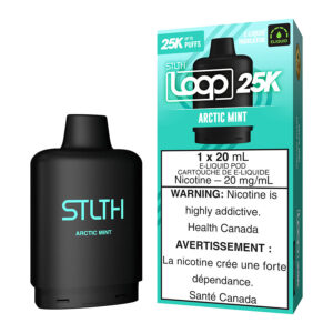 stlth loop 25k e liquid pod pack arctic mint.jpg