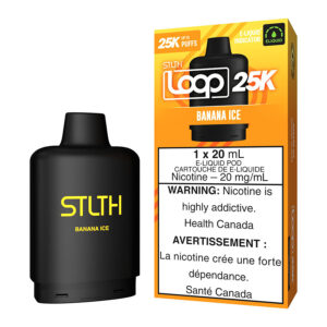 stlth loop 25k e liquid pod pack banana ice.jpg