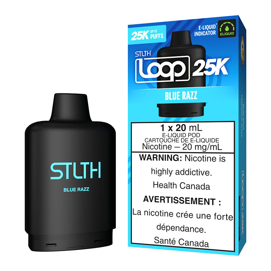 stlth loop 25k e liquid pod pack blue razz.jpg stlth loop 25k e liquid pod pack blue razz.jpg