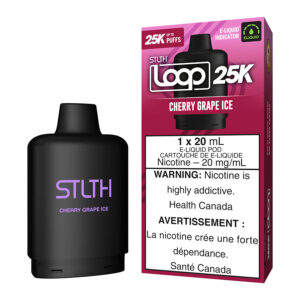 stlth loop 25k e liquid pod pack cherry grape ice.jpg