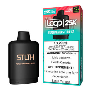 stlth loop 25k e liquid pod pack peach watermelon ice.jpg