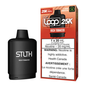 stlth loop 25k e liquid pod pack rich tobacco.jpg