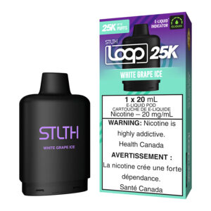 stlth loop 25k e liquid pod pack white grape ice.jpg