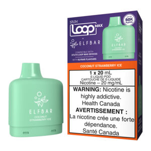 stlth loop max x elf bar e liquid pod pack coconut strawberry ice 20ml.jpg