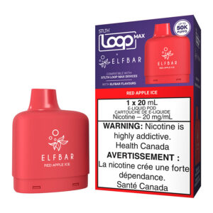 stlth loop max x elf bar e liquid pod pack red apple ice 20ml.jpg