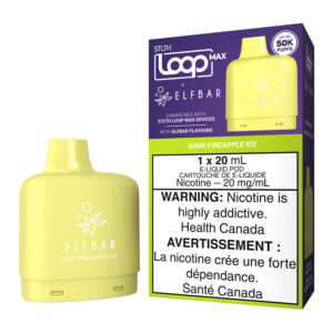 stlth loop max x elf bar e liquid pod pack sour pineapple ice 20ml.jpg