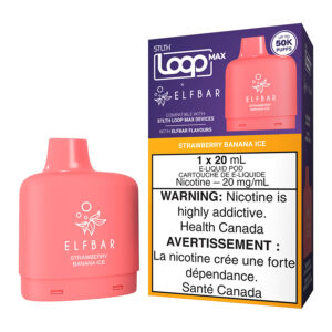 stlth loop max x elf bar e liquid pod pack strawberry banana ice 20ml.jpg