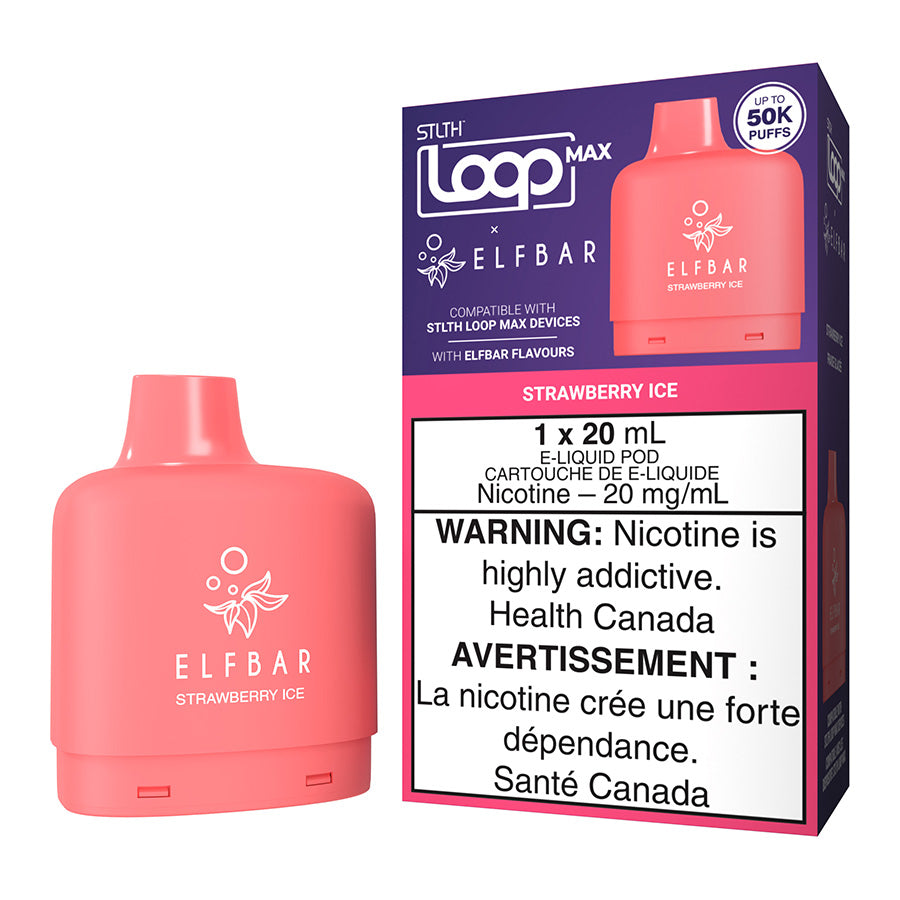 stlth loop max x elf bar e liquid pod pack strawberry ice 20ml.jpg stlth loop max x elf bar e liquid pod pack strawberry ice 20ml.jpg