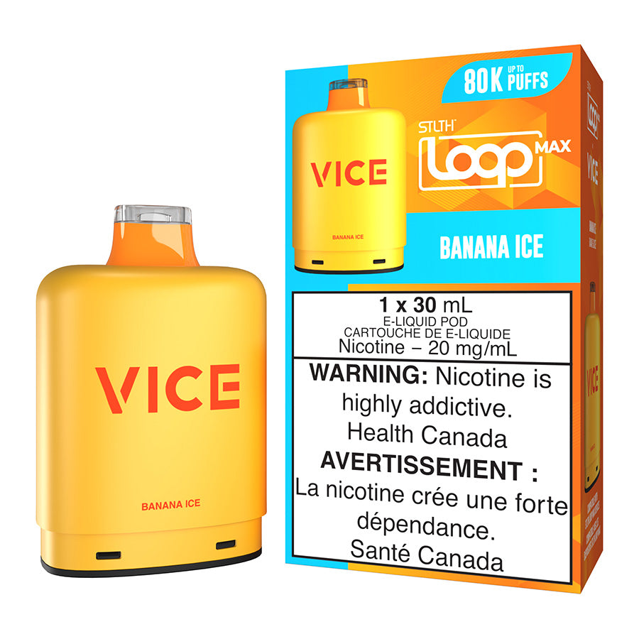 stlth loop max x vice e liquid pod pack banana ice 30ml.jpg stlth loop max x vice e liquid pod pack banana ice 30ml.jpg
