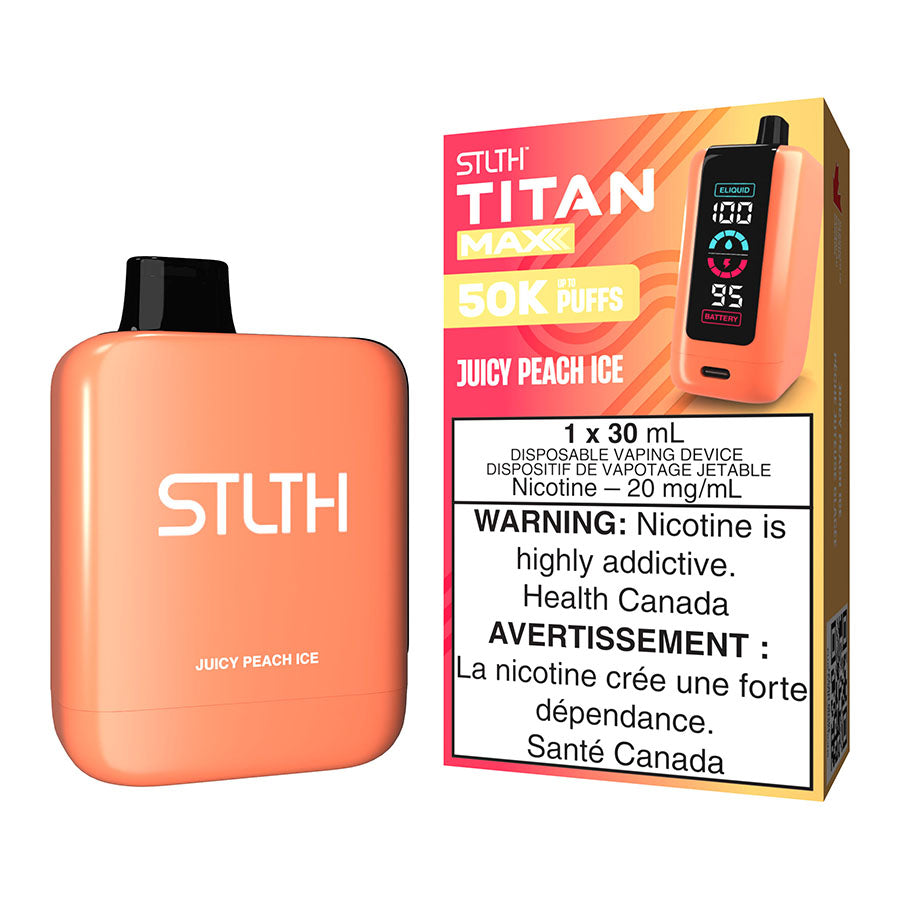 stlth titan max disposable vape device juicy peach ice.jpg stlth titan max disposable vape device juicy peach ice.jpg