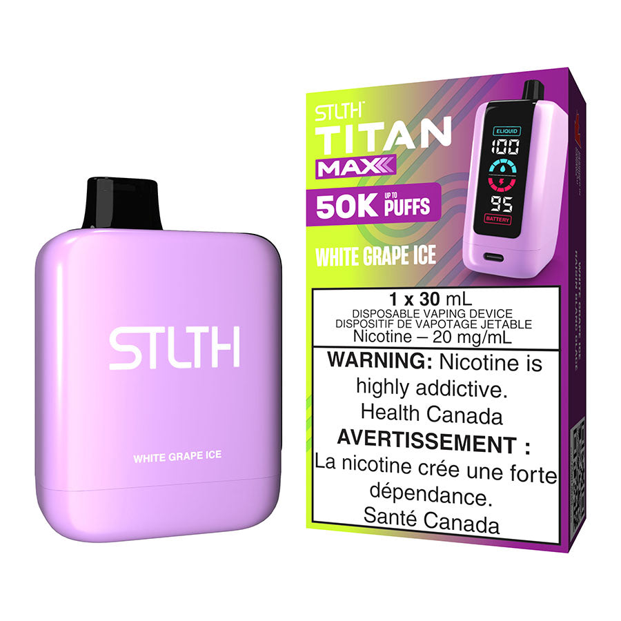 stlth titan max disposable vape device white grape ice.jpg stlth titan max disposable vape device white grape ice.jpg